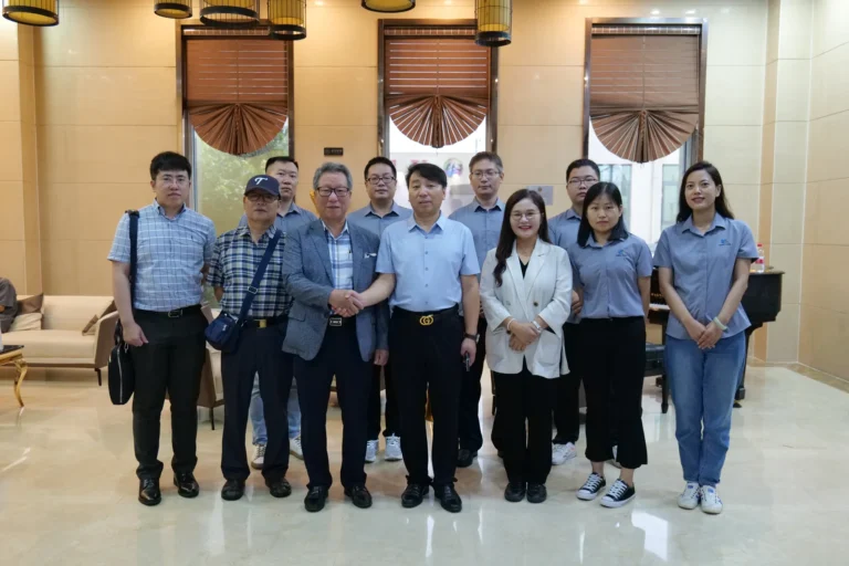 Customer from South Korea visiting the Tengtian works — 254 × 8 mm construction tube