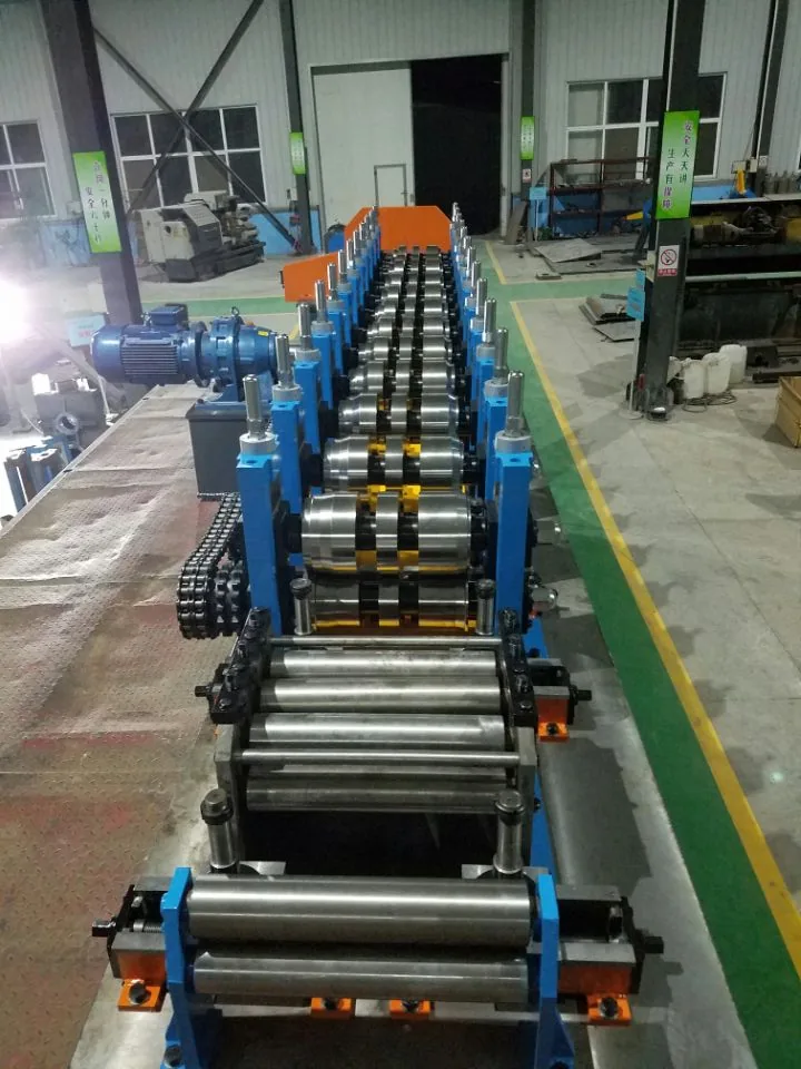 CZ Purlin Roll Forming Machine — Both Sections, One Tooling — workshop photo 3