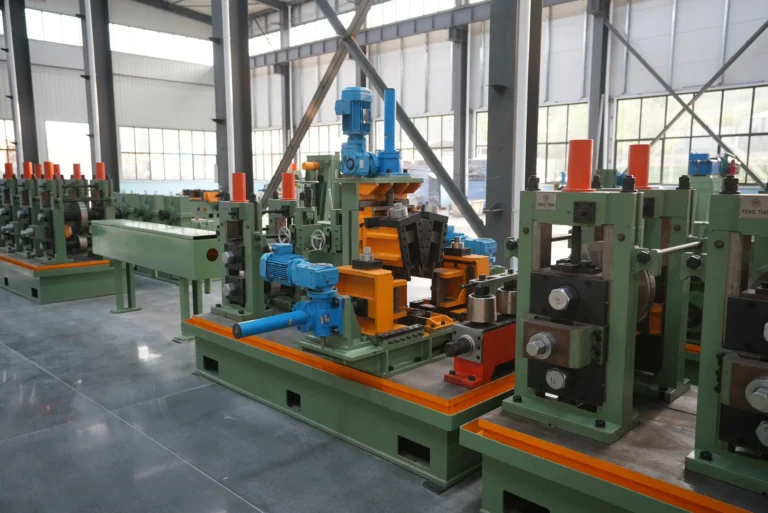 Square tube mill forming section