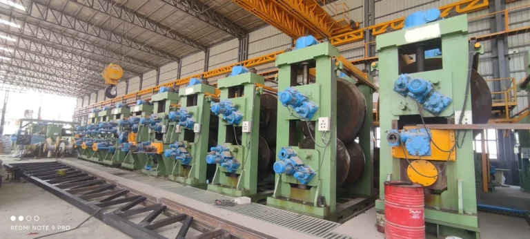 Square tube mill, gantry-type stand