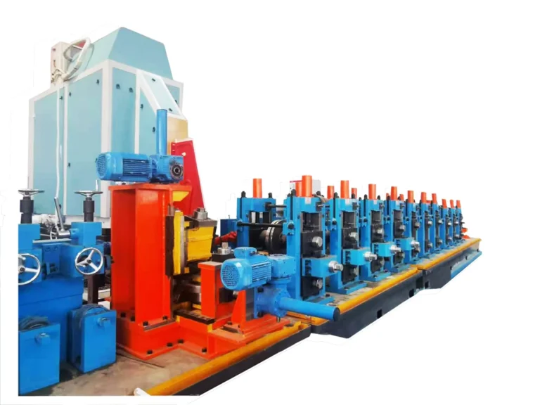 HG165 tube mill line, entry section with the welder