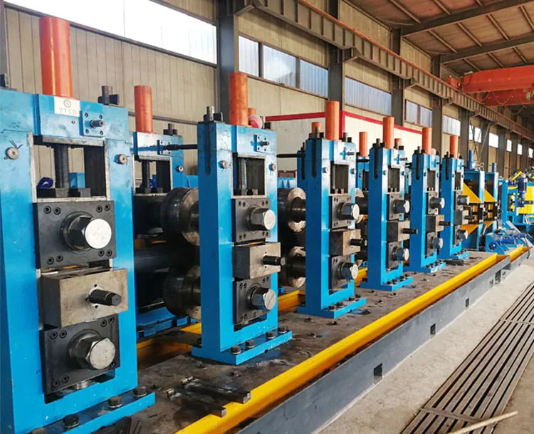 HG219 tube mill line in the workshop