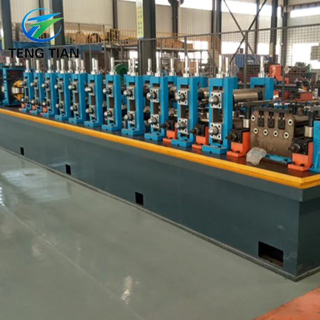 HG32 tube mill line in the assembly bay before shipment