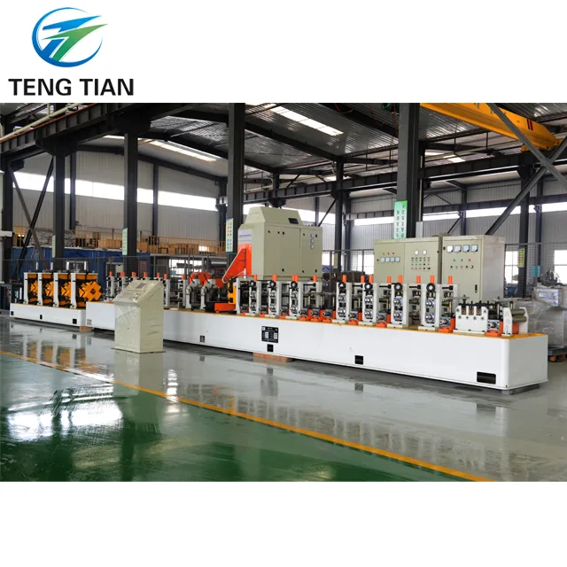 HG50 tube mill line in a white-floor workshop