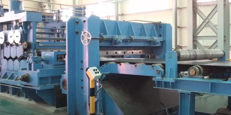 HG630 entry section with the strip levelling unit