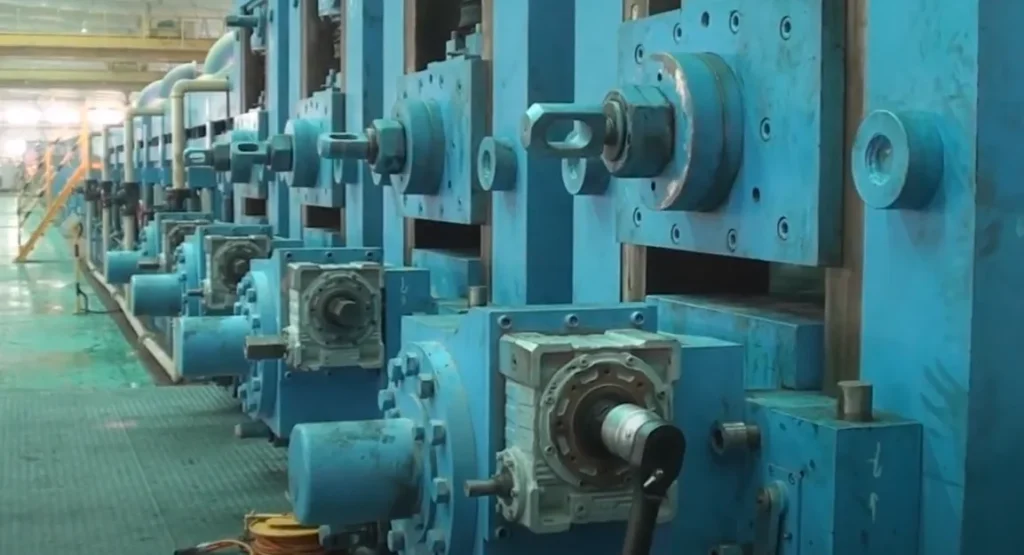 HG325 tube mill line, welding and sizing stand