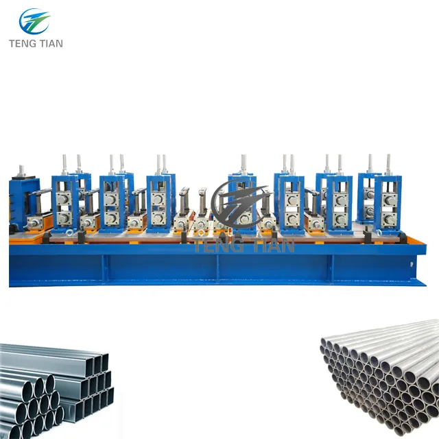HG76 tube mill line with bundles of finished tube