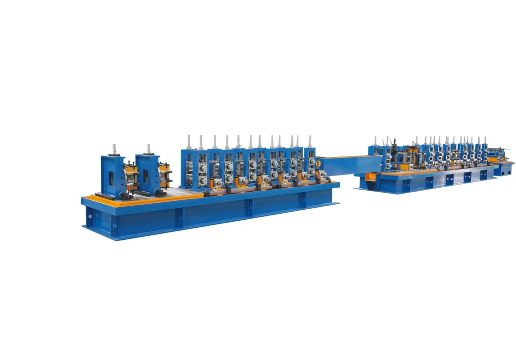 HG76 tube mill line, complete layout on the base frame