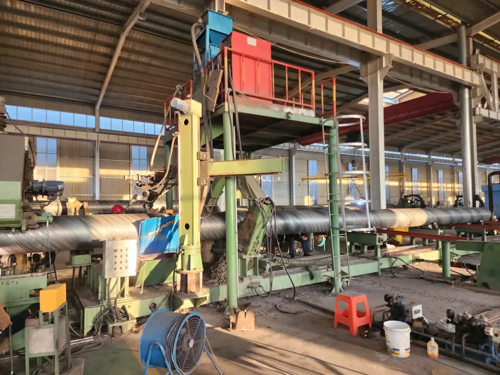 SSAW Spiral Welded Pipe Mill