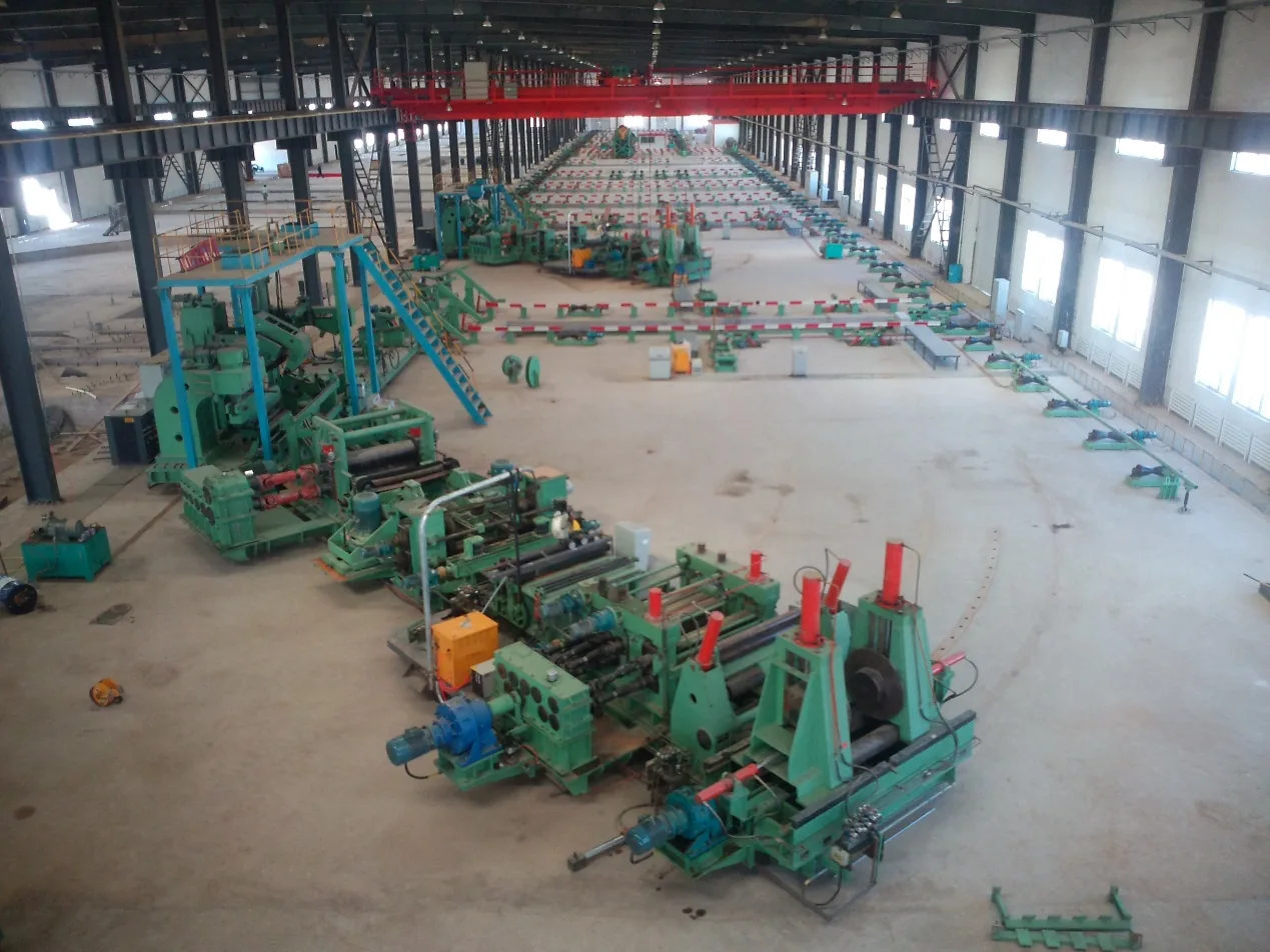 Spiral welded pipe mills in the Tengtian workshop